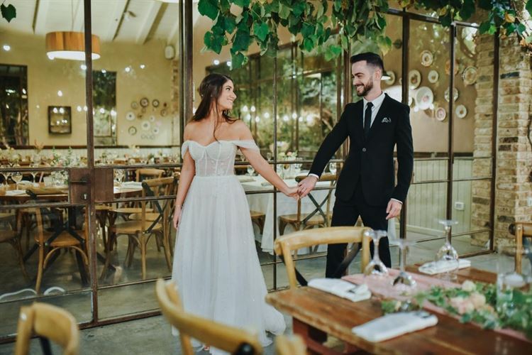 נטלי וטל חוגגים גן האירועים וילה נונה (צילום: ידין חסון)