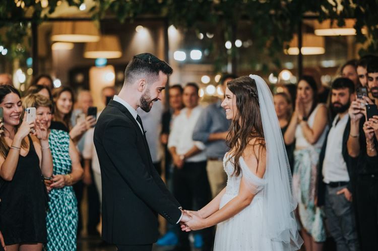 החופה באולם וילה נונה, חתונה של נטלי וטל (צילום: ידין חסון)