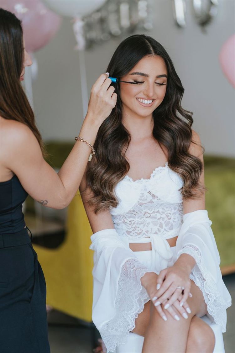 איפור כלה, החתונה של סתיו ודניאל (צילום: יוניק פוטוגרפי)