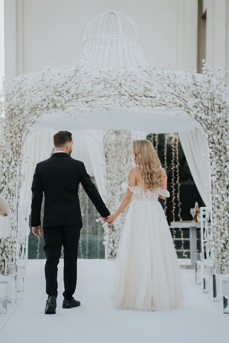 החתונה של דנה ובן (צילום: שי בוזגלו)