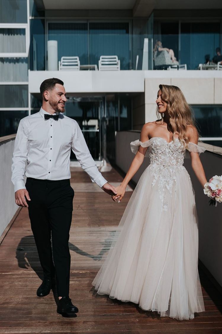 החתונה של דנה ובן (צילום: שי בוזגלו)