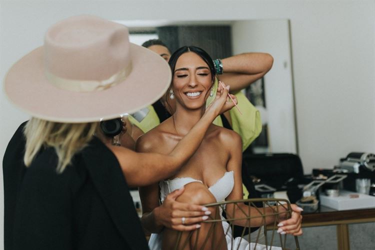 איפור ועיצוב שיער כלה (צילום: ג'וזף סי פוטוגרפי)