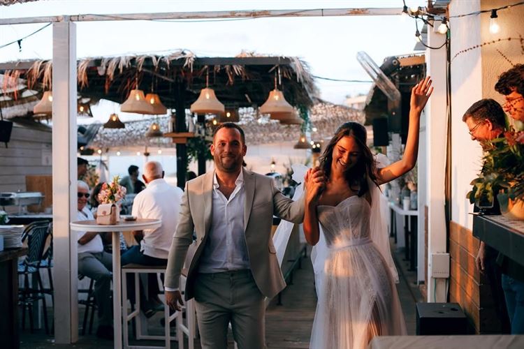 החתונה של שלי ותום (צילום: אפי יוספי וחיים אזרן)