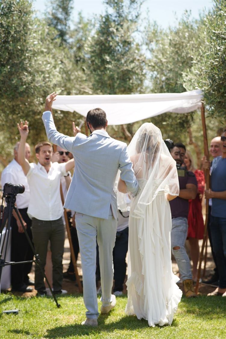 החתונה של יערה ויואב (צילום: רון קובי)