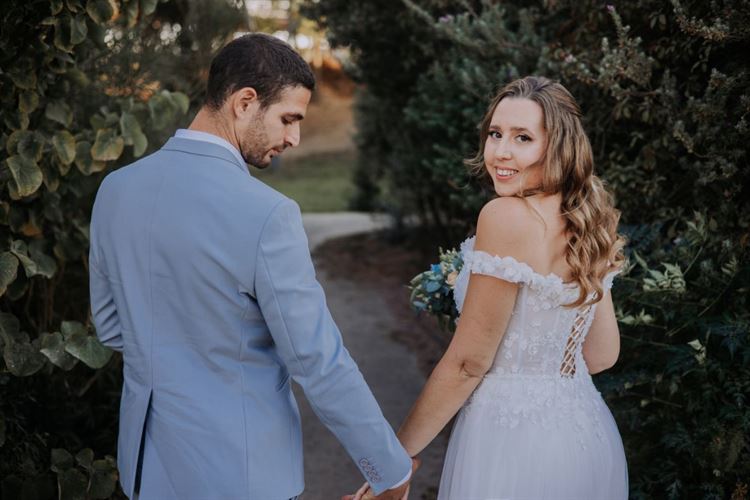 החתונה של רותם ברק ולירון בר נתן (צילום: איציק בן דוסא)