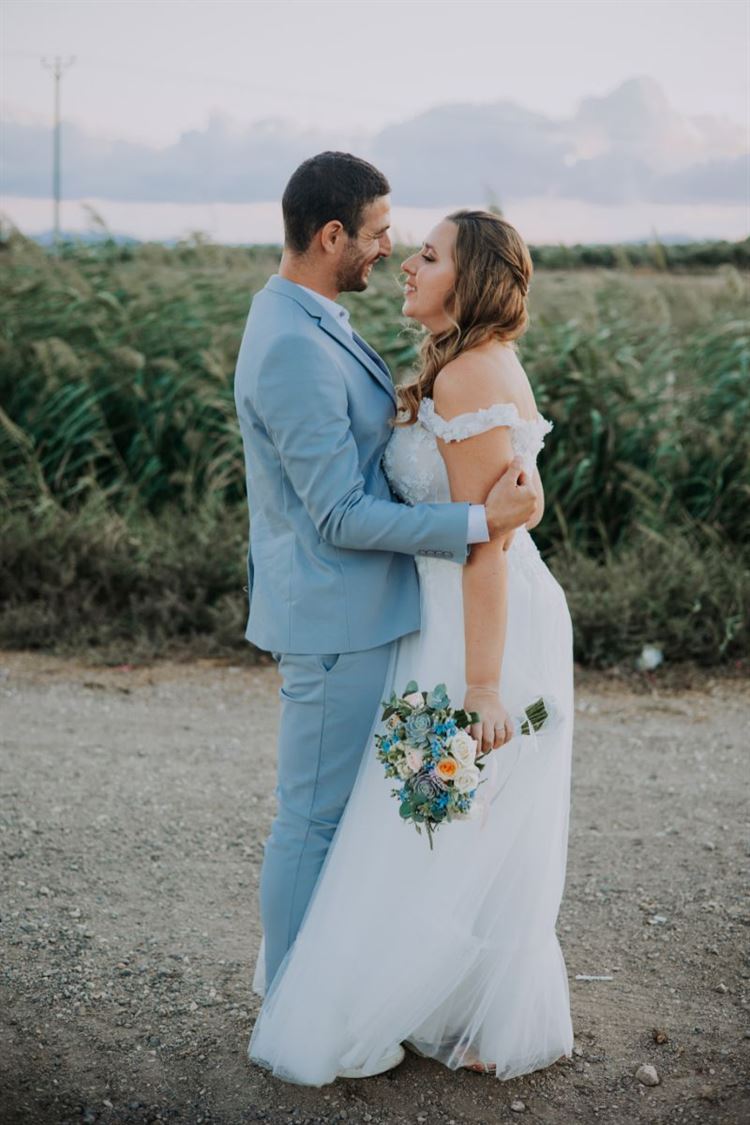 החתונה של רותם ברק ולירון בר נתן (צילום: איציק בן דוסא)