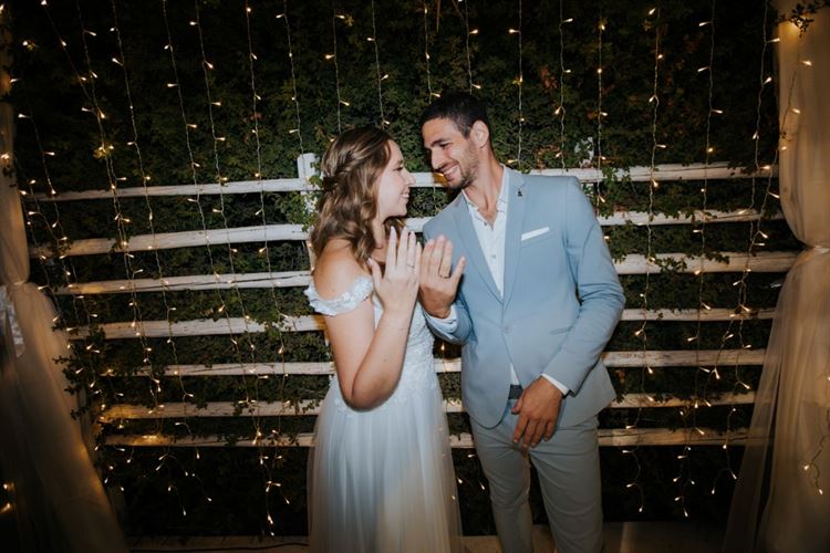 החתונה של רותם ברק ולירון בר נתן (צילום: איציק בן דוסא)