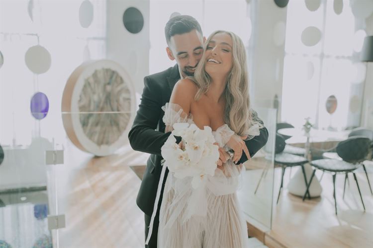 החתונה של ענבר ושחר (צילום: חן לוי)