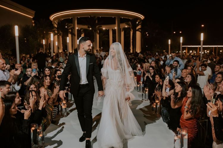 החתונה של ענבר ושחר (צילום: חן לוי)