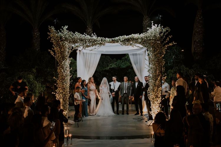 החופה, החתונה של ענבר ושחר (צילום: חן לוי)