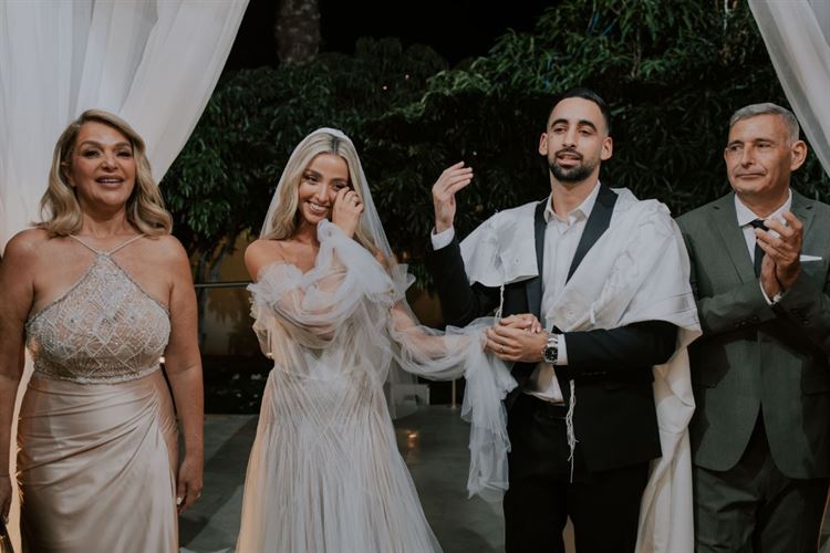 החופה המרגשת, החתונה של ענבר ושחר (צילום: חן לוי)