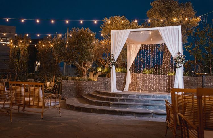 הצצה אל מתחם האירועים ארטיסטה (צילום: וואלה! מזל טוב)