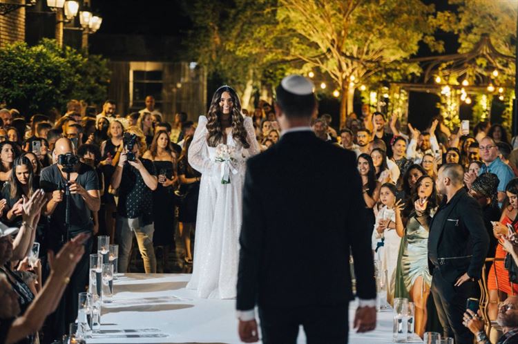 החופה המרגשת בגן אירועים באזור ירושלים (צילום: שמואל כהן)