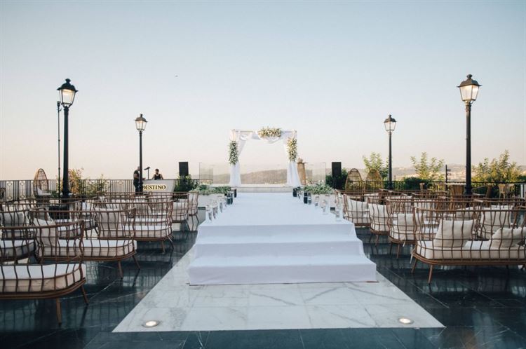 החופה בגן האירועים (צילום: שמואל כהן)