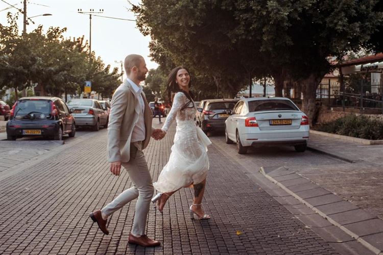 החתונה של אלונה ודניאל (צילום: לב סלוצקי ואלכס מלינסקי)