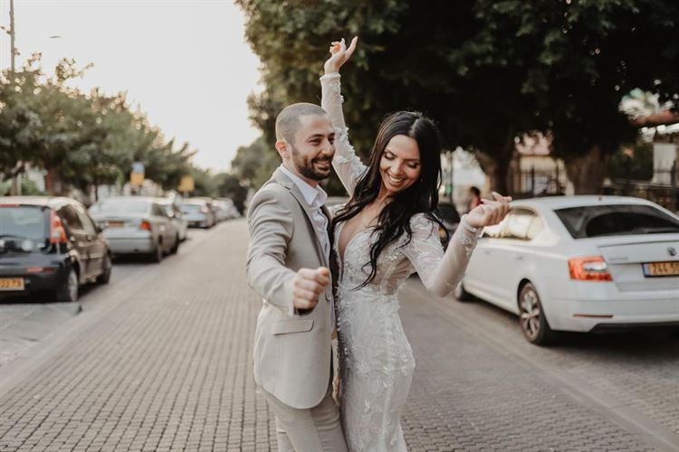 החתונה של אלונה ודניאל (צילום: לב סלוצקי ואלכס מלינסקי)