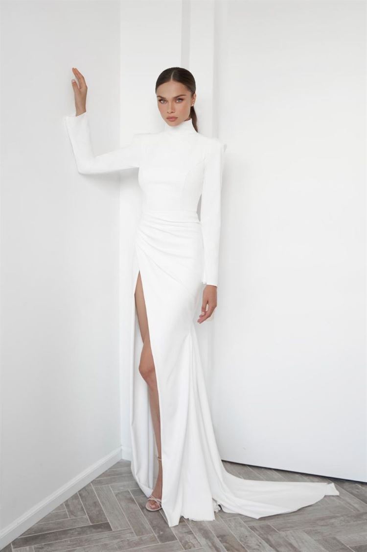 הקולקציה החדשה של מעצבת שמלות הכלה מורן טובול (צילום: אלמוג גבאי)