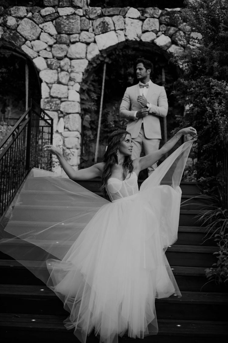 הזוג המקסים ביום החתונה (צילום: אלי ראול)