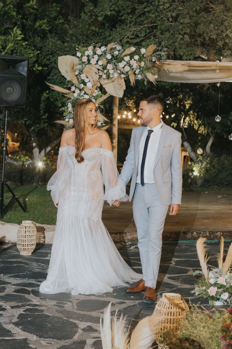 בדרך לחופה, בחתונה של דניאל ואמיר (צילום: עידן חסון)