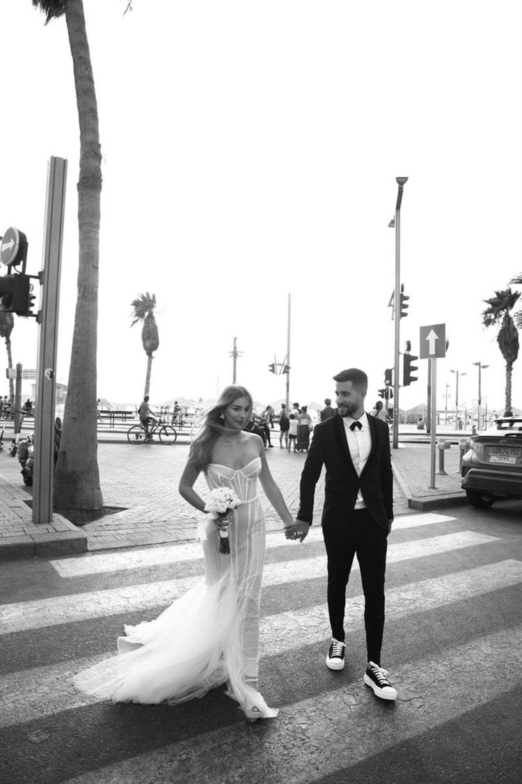 החתונה של מורל ודור (צילום: פיני קריספל)