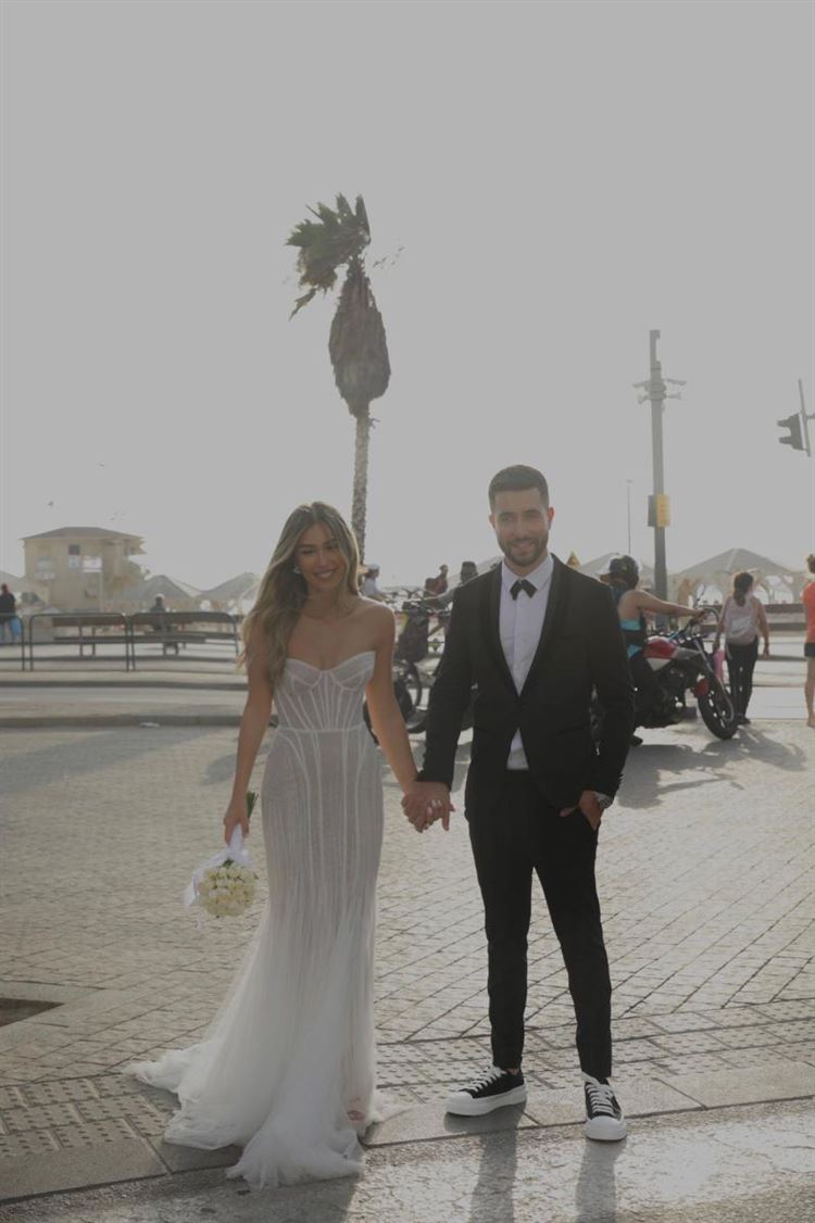 החתונה של מורל ודור (צילום: פיני קריספל)