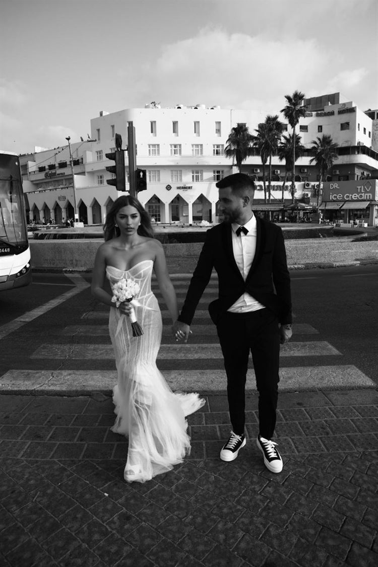 החתונה של מורל ודור (צילום: פיני קריספל)