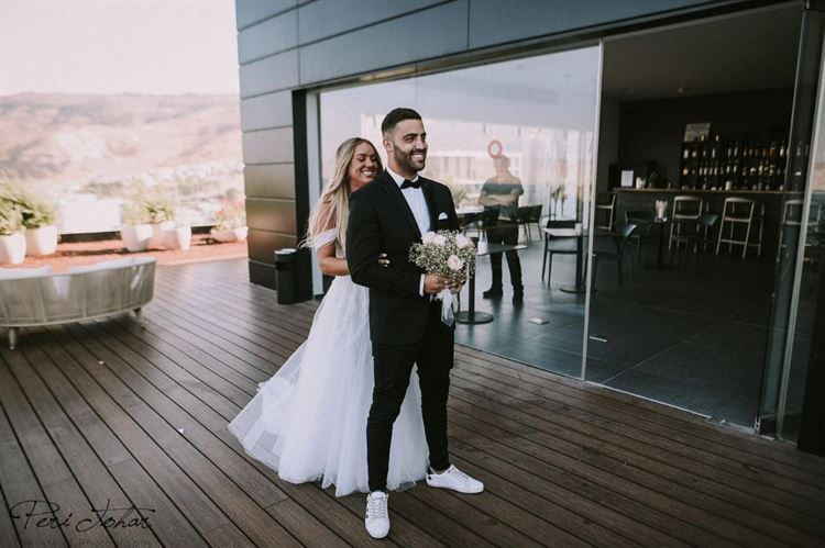 מההתארגנות כד הריקודים: לקט תמונות מהחתונה של אירה יודין וגיא גרבלי (צילום: פרי טוהר)