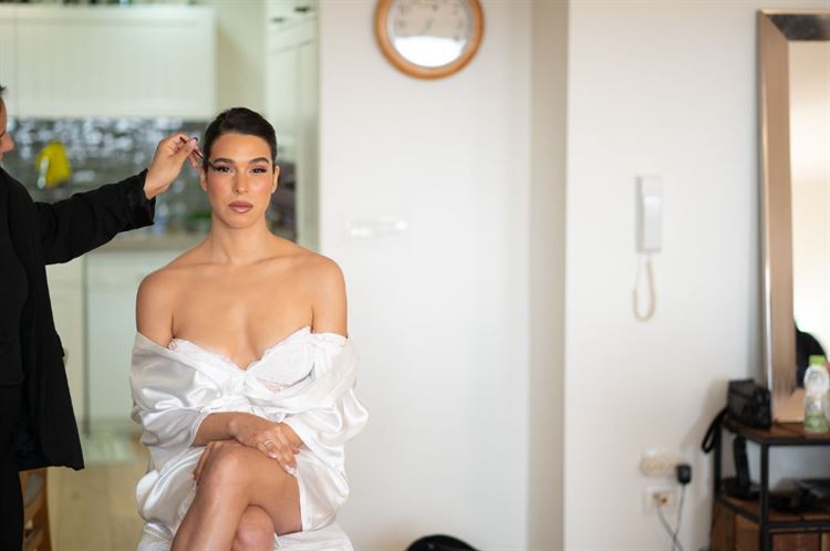 ההתארגנות לחתונה (צילום: אלעד סאסי)