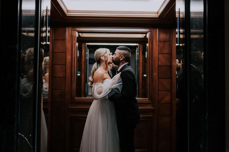 החתונה של שי ואדיר מנשה (צילום: אלון גרובר)