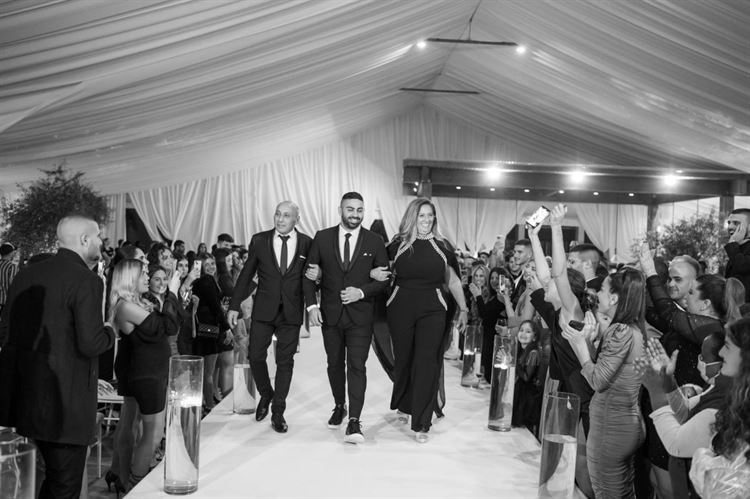 החתונה של שי ואדיר מנשה (צילום: אלון גרובר)