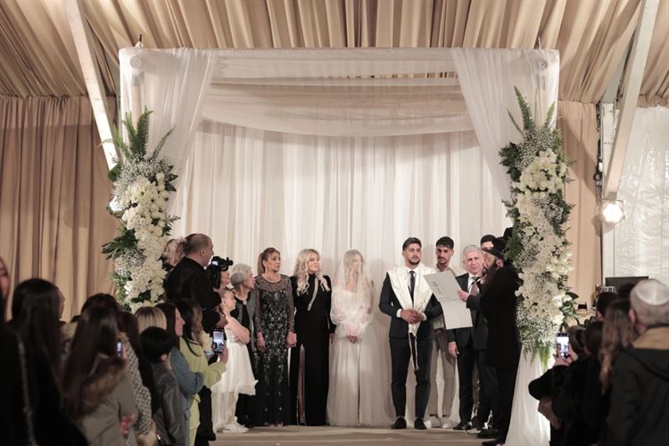 החתונה של יוליה ואופיר (צילום: מיקי סויסה)