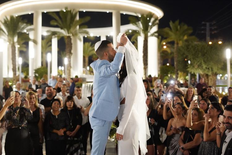 החתונה של עוז ועמית (צילום:סיני קורן)