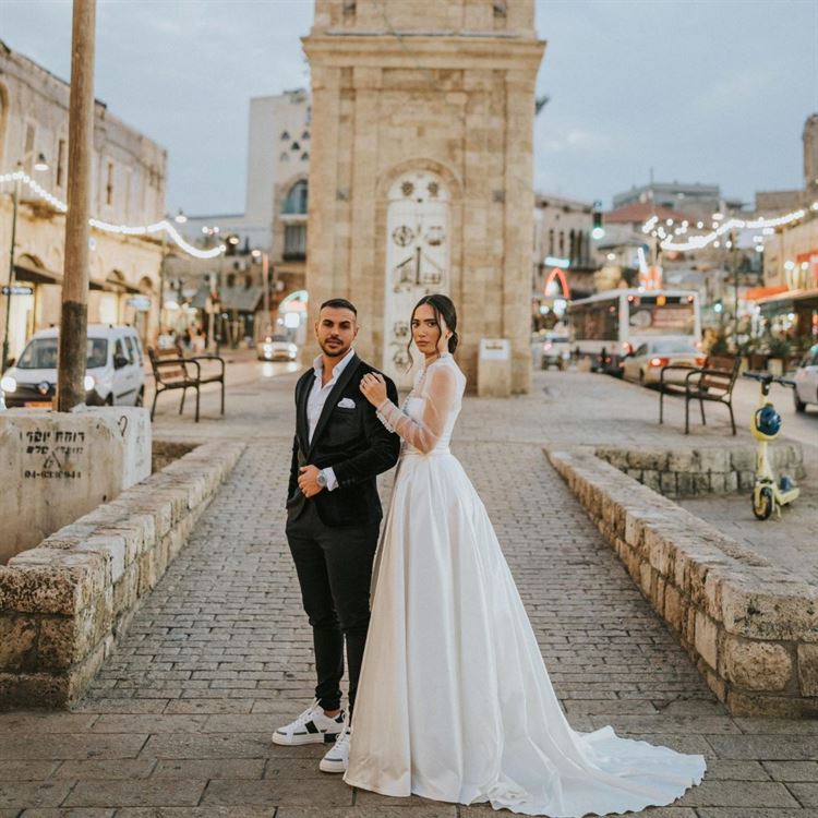 החתונה של קוראל ויצחק (צילום: אבשלום זוהר)