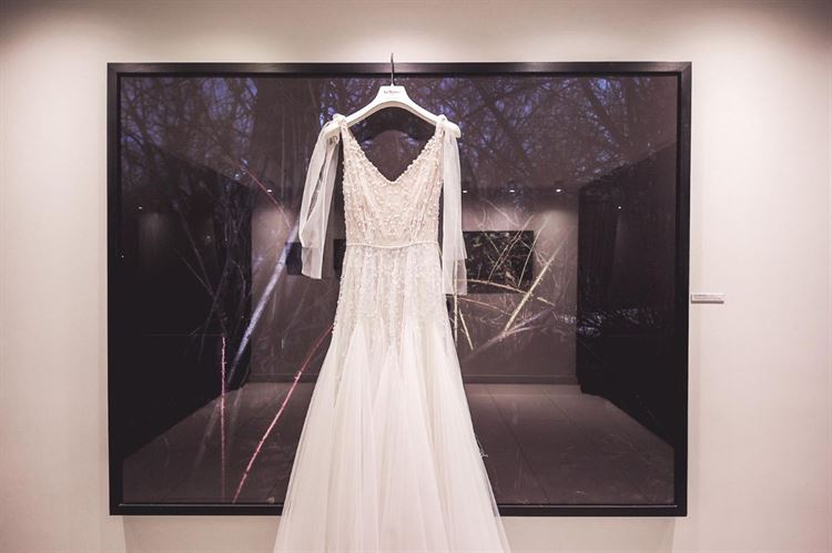 שמלת כלה של ליז מרטינז (צילום: אושרי אלימלך)