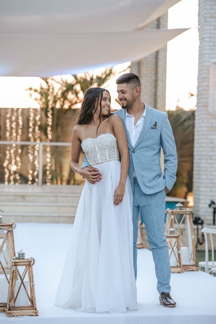 הזוג היפה, דנה ונתנאל (צילום: בראשית)