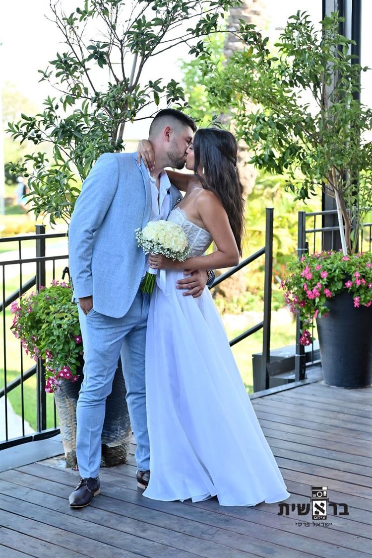 החתונה של דנה ונתנאל (צילום: בראשית)