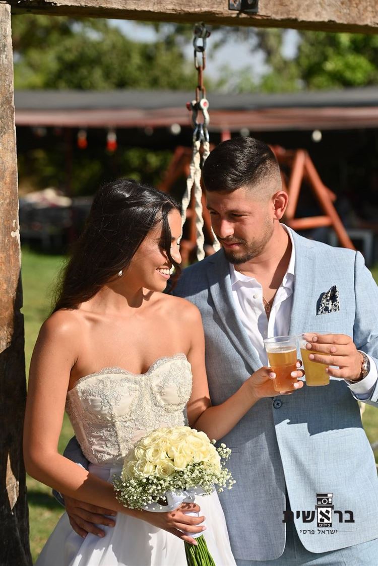 החתונה של דנה ונתנאל (צילום: בראשית)
