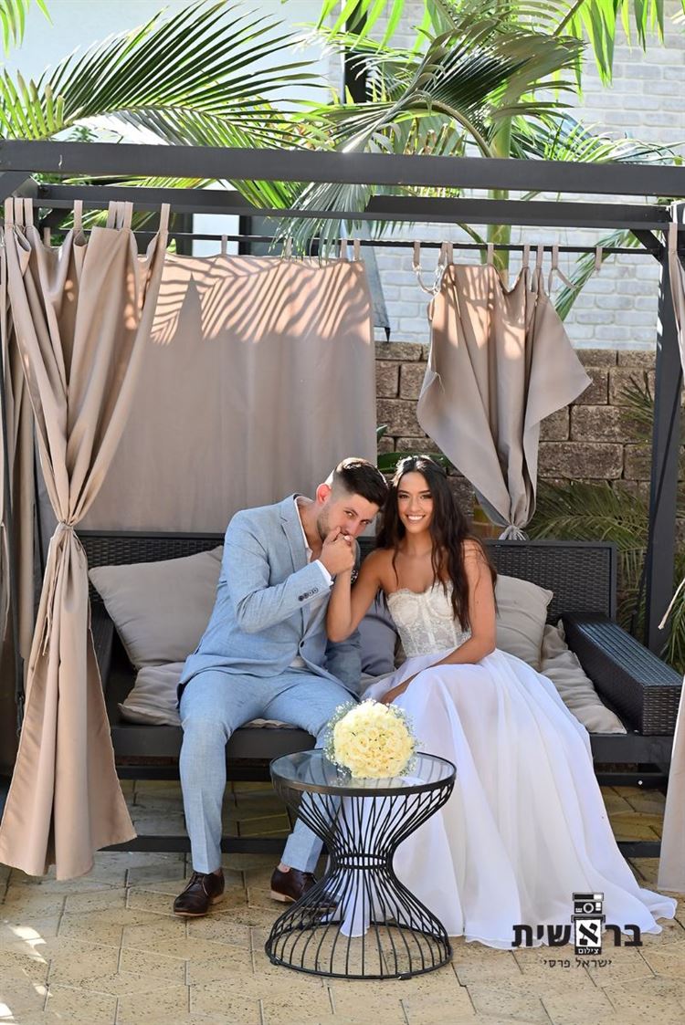 החתונה של דנה ונתנאל (צילום: בראשית)