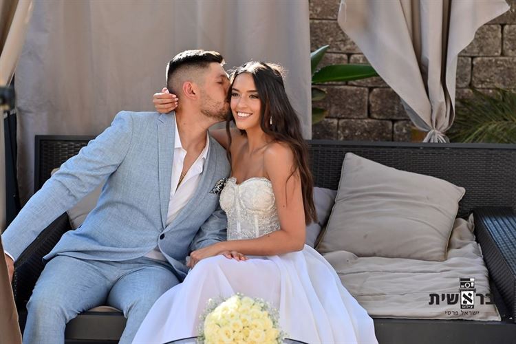 החתונה של דנה ונתנאל (צילום: בראשית)