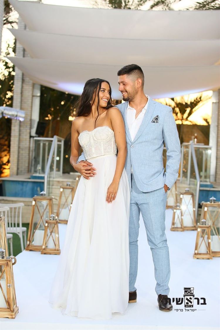 החתונה של דנה ונתנאל (צילום: בראשית)