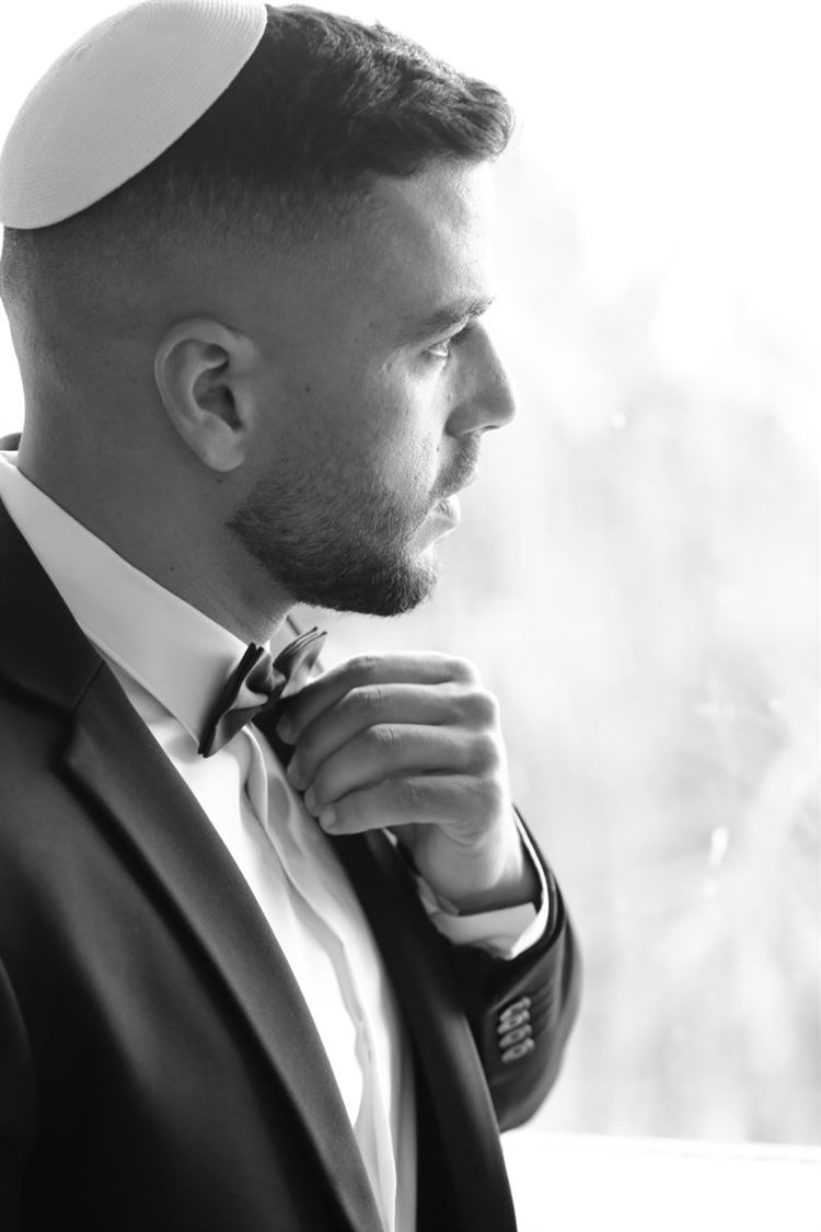 גם בן מוכן, החתונה של גל ובן (צילום: טל אקוקה)