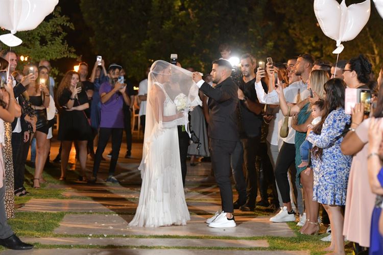 החתונה של גל ובן (צילום: טל אקוקה)