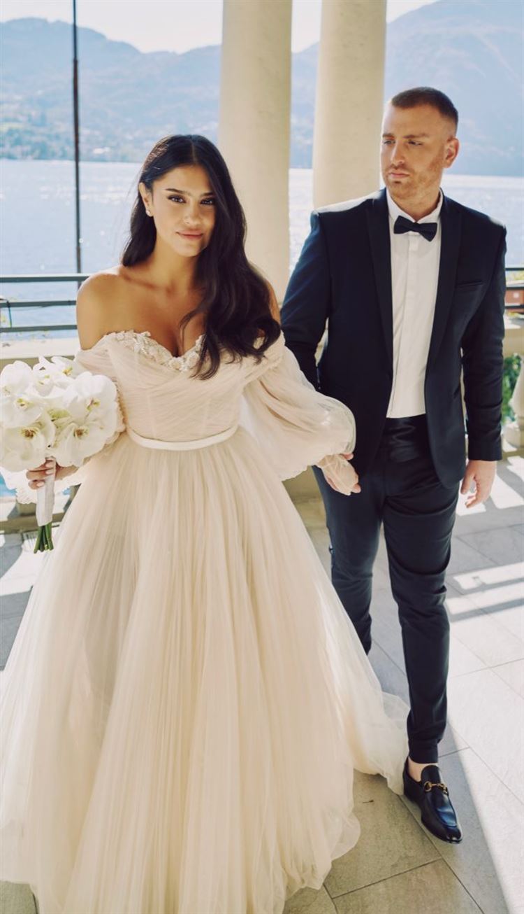 החתונה של פלג וען באגם קומו (צילום: עומרי לוי)