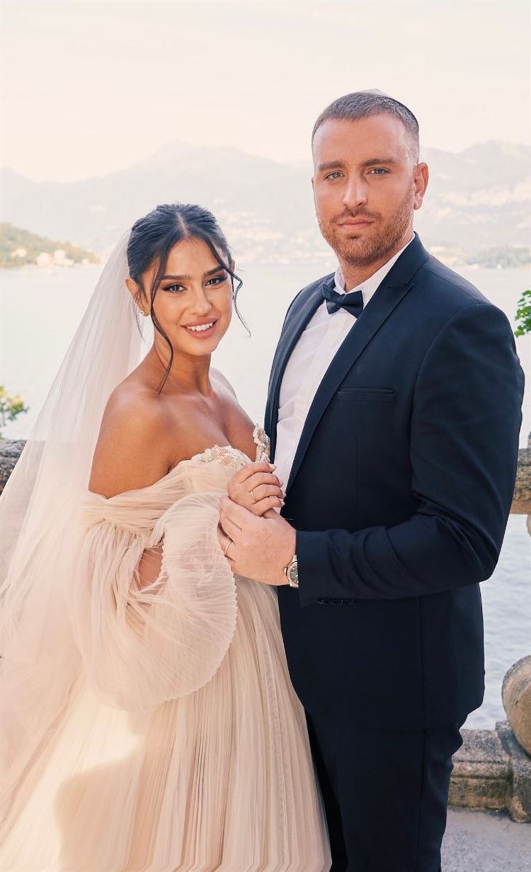 החתונה של פלג וען באגם קומו (צילום: עומרי לוי)