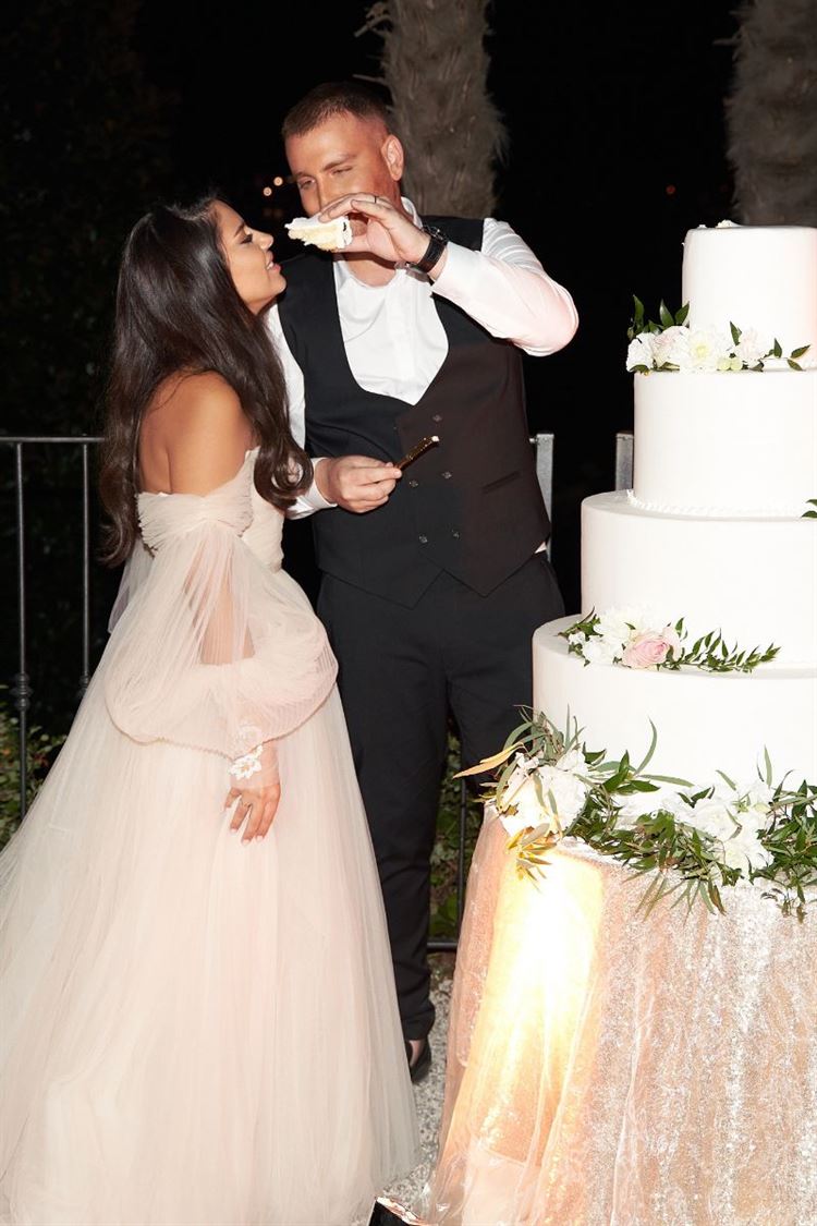 החתונה של פלג וען באגם קומו (צילום: עומרי לוי)