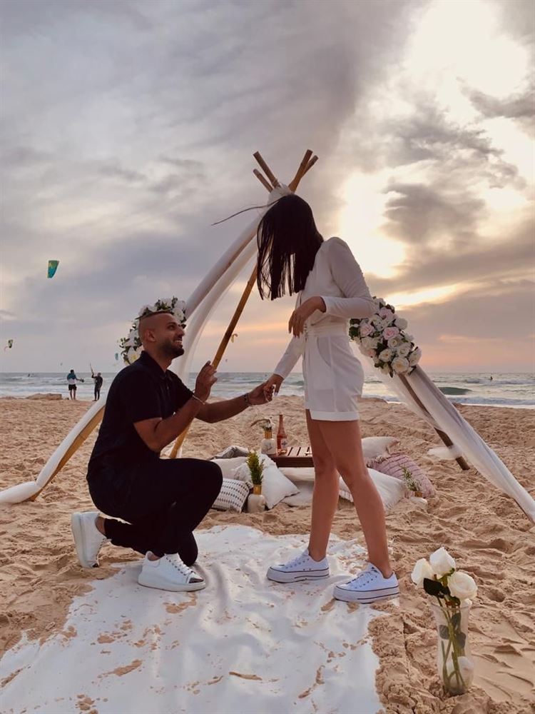 הצעת הנישואים (צילום: פרטי)