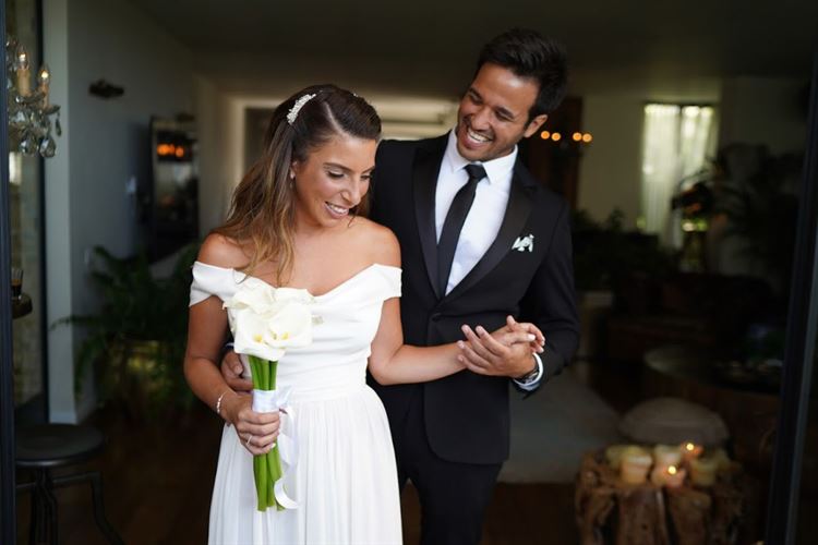 החתונה של נופר ואמיר (צילום: רון קובי)