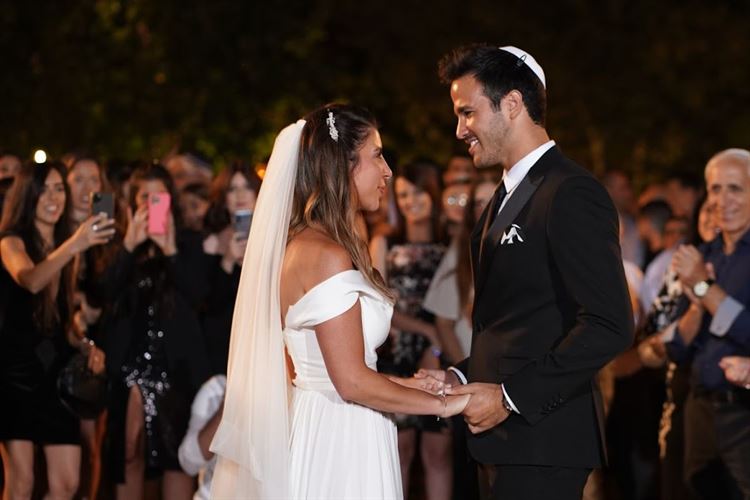 החתונה של נופר ואמיר (צילום: רון קובי)