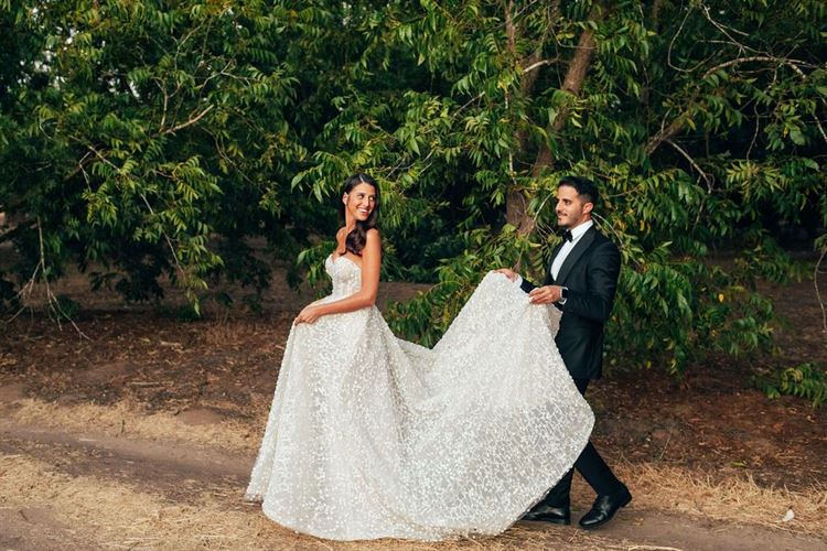 החתונה של דניאל כספי ודניאל אורון (צילום: WOW צלמים)