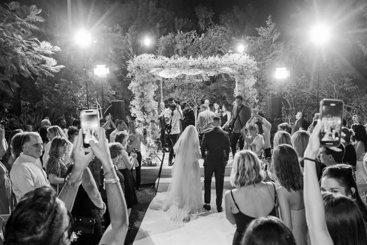 החתונה של גילי ואיתי (צילום: חיים אפריאט)